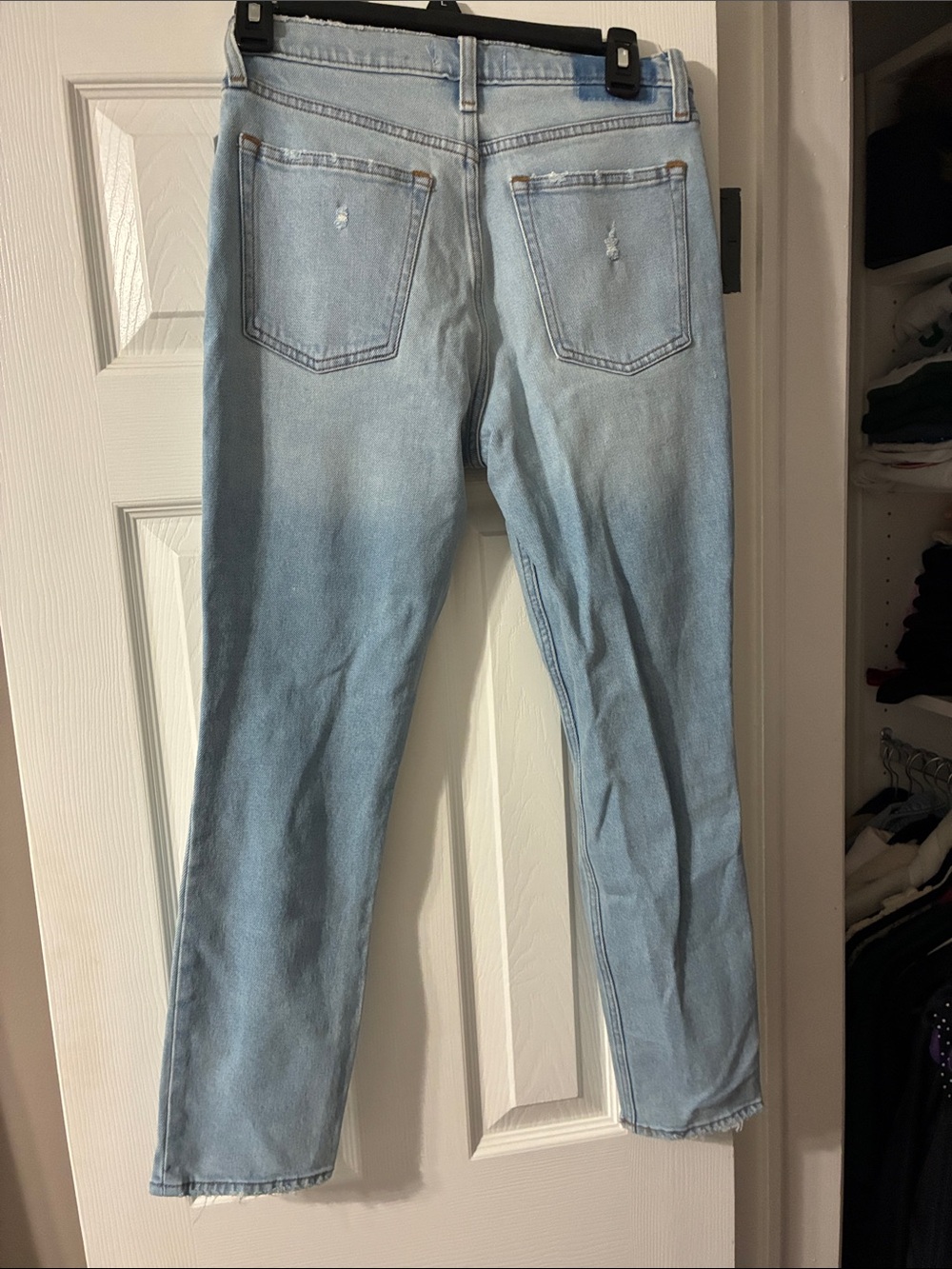 Abercrombie Skinny High rise - Light Wash (27/4 short) - Picture 4 of 4